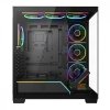 MODECOM Obudowa PC VOLCANO STELLAR PLUS ARGB MIDI 8F Czarna